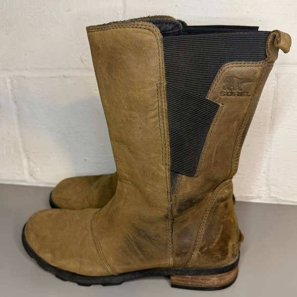 Sorel Women’s Emelie Waterproof Leather Mid-Calf Boots - Picture 2 of 8